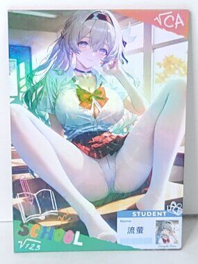 Firefly Schoolgirl Student Waifu Card Anime Girl Wall Art Oversized Board A5